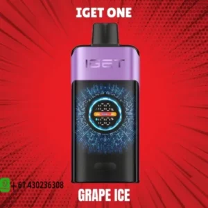 IGET One Grape Ice 12000 Puffs